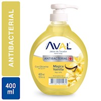 Jabón líquido Antibacterial Aval Mágica Vainilla 400ml